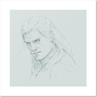 Geralt of Rivia - The Witcher Posters and Art